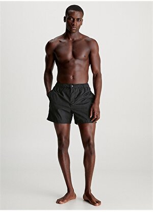 Calvin Klein Siyah Erkek Şort Mayo KM0KM00943BEH