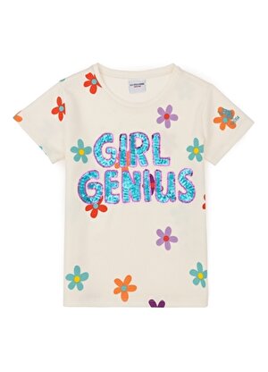 U.S. Polo Assn. Ekru Kız Çocuk T-Shirt SALOME