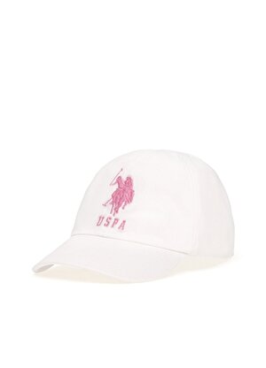 U.S. Polo Assn. Beyaz Kız Çocuk Şapka EDRO-GIRL-IY24