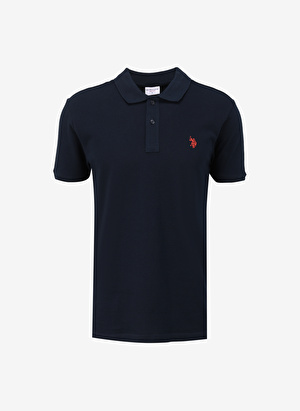 U.S. Polo Assn. Koyu Lacivert Erkek Slim Fit Polo T-Shirt GTP04IY024