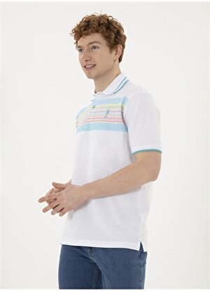 U.S. Polo Assn. Beyaz Erkek Regular Fit T-Shirt TOLEDO