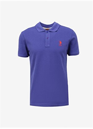 U.S. Polo Assn. Mavi Erkek Slim Fit T-Shirt TP04IY024