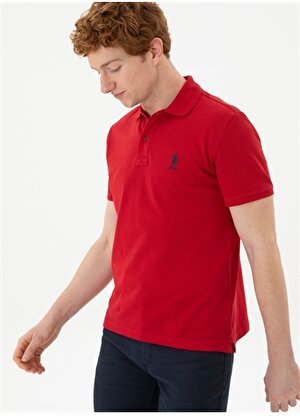 U.S. Polo Assn. Polo Yaka Kırmızı Erkek T-Shirt TP04IY024