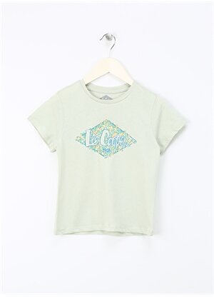 Lee Cooper Baskılı Mint Kız Çocuk T-Shirt 242 LCG 242003 FLOWERS MINT