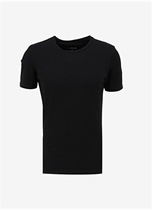 Marks & Spencer Bisiklet Yaka Düz Siyah Erkek T-Shirt 4501I