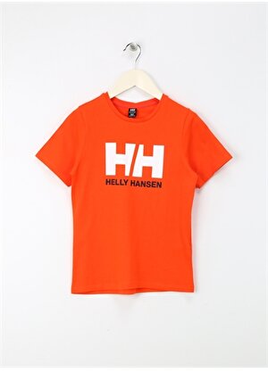 Helly Hansen Baskılı Turuncu Kadın T-Shirt HHA.41709-HHA.307-JR T-SHIRT