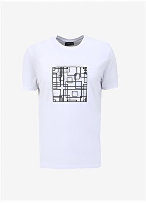 Altınyıldız Classics Beyaz Erkek T-Shirt 4A4824200011