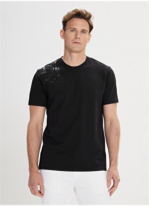 Altınyıldız Classics Siyah Erkek T-Shirt 4A4824200007