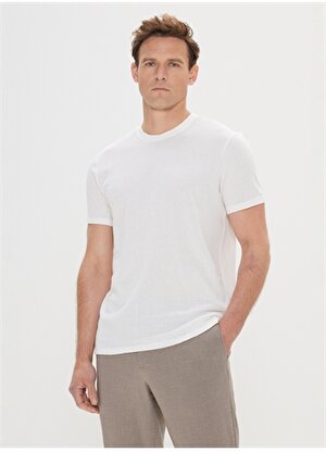 Altınyıldız Classics Beyaz Erkek T-Shirt 4A4824200021