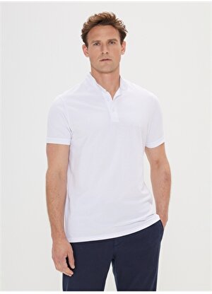 Altınyıldız Classics Beyaz Erkek T-Shirt 4A4824200057