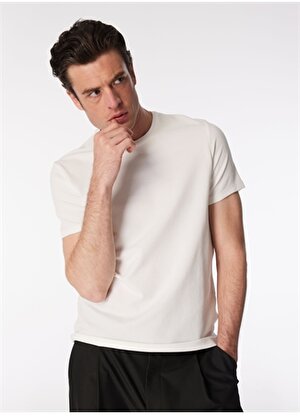 Altınyıldız Classics Beyaz Erkek T-Shirt 4A4824200065