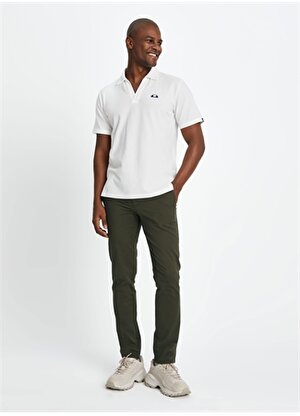 Ellesse Kırık Beyaz Erkek Standart Fit Polo T-Shirt EM146-OF   