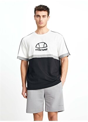 Ellesse Beyaz Erkek Bisiklet Yaka T-Shirt EM131-WT   