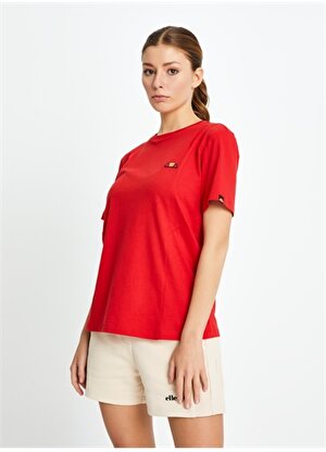 Ellesse Kırmızı Kadın Bisiklet Yaka T-Shirt EF141-RD   
