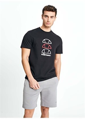 Ellesse Siyah Erkek Bisiklet Yaka T-Shirt EM129-BK  