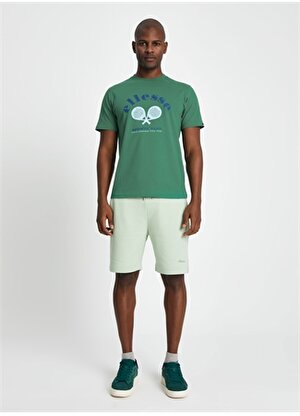 Ellesse Yeşil Bisiklet Yaka T-Shirt EM183-GRN  