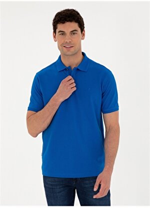 Pierre Cardin Düz Saks Erkek Polo T-Shirt SUNNY