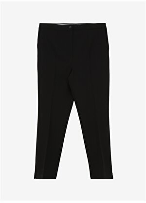Faik Sönmez Normal Bel Slim Fit Siyah Kadın Pantolon U68498