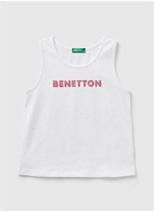 Benetton Beyaz Kadın Atlet 3I1XGH00T
