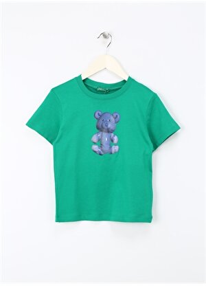 Benetton Yeşil Erkek Çocuk T-Shirt 3I1XG10ED
