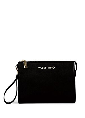 Valentino Siyah Kadın 7x23x17 cm Çapraz Çanta VBS7WR01550 