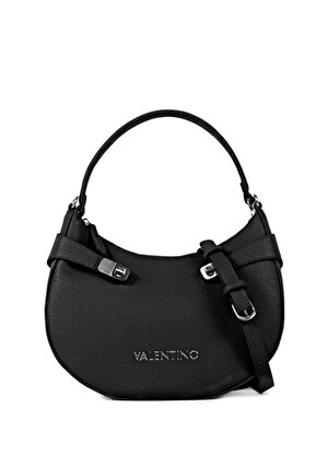 Valentino Siyah Kadın 10x29x24,5 cm Çapraz Çanta VBS7T903550 
