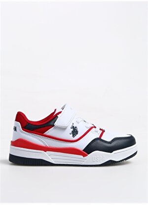 U.S. Polo Assn. Lacivert - Beyaz - Kırmızı Erkek Çocuk Sneaker MARTELL JR 4FX