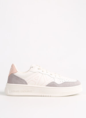 Armani Exchange Beyaz - Bej Kadın Sneaker XDX103XV579T788  