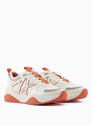 Armani Exchange Beyaz - Pembe Kadın Sneaker XDX039XV311K529  