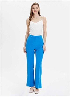 Selen Normal Bel Standart Mavi Kadın Pantolon 24YSL5141