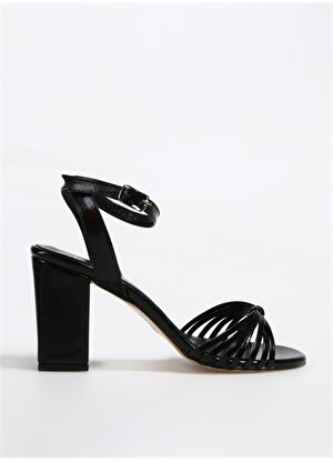 Pierre Cardin Siyah Kadın Topuklu Sandalet PC-53057  