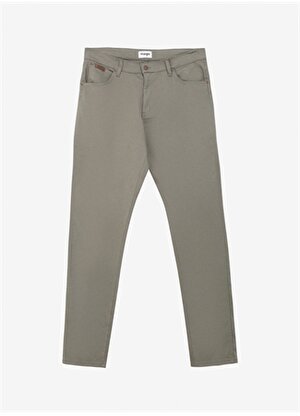 Wrangler Normal Bel Slim Fit Yağ Yeşili Erkek Chino Pantolon W12SEA45 Texas Slim Non Denim Pant