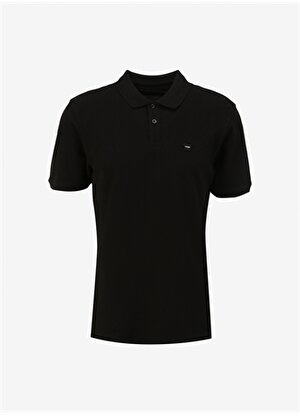 Wrangler Siyah Erkek Polo T-Shirt W7D5K4XX2T001 Kısa Kollu Polo Tshir