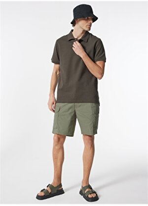 Wrangler Haki Erkek Polo T-Shirt W241557801 Kısa Kollu Polo T-shirt