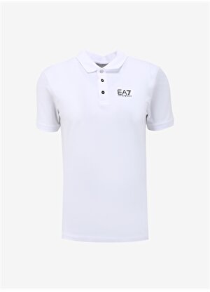 EA7 Beyaz Erkek Polo T-Shirt 3DPF16PJ03Z