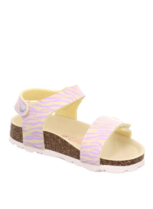Superfit Sarı - Lila Kız Çocuk Sandalet 1-000123-6010-2