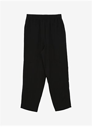 Faik Sönmez Siyah Kadın Slim Fit Keten Pantolon U68547   