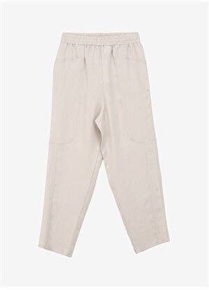 Faik Sönmez Normal Bel Slim Fit Taş Kadın Pantolon U68547