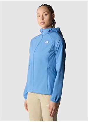 The North Face Mavi Kadın Kapüşon Yaka Standart Fit Sweatshirt NF0A7R2RPOD1_W NIMBLE HOODIE - EU 