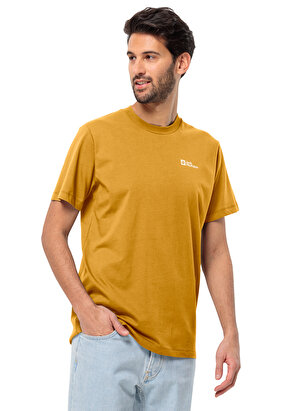 Jack Wolfskin Hardal Erkek Bisiklet Yaka Normal Kalıp T-Shirt 1808382TR_ESSENTIAL T M 