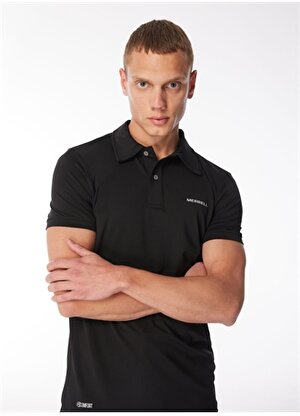 Merrell Siyah Erkek Baskılı Polo T-Shirt M4PACEM_PACE M 