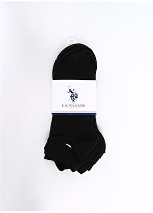 U.S. Polo Assn. Siyah Erkek Çorap 5'LI PAKET