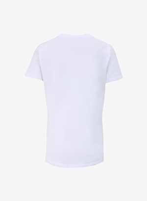 Merrell Beyaz Kadın O Yaka Normal Kalıp Baskılı T-Shirt M4TIAW_TIA W