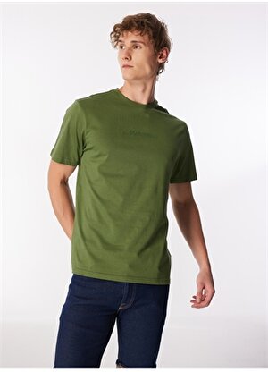 Columbia Yeşil Erkek O Yaka Normal Kalıp T-Shirt 9120180352_CS0121 CSC BAR SPLIT 