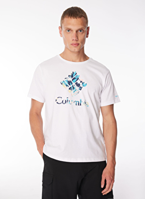 Columbia Beyaz Kadın O Yaka Normal Kalıp T-Shirt 9220311100_CS0367 CSC GEM WISTERIAN 