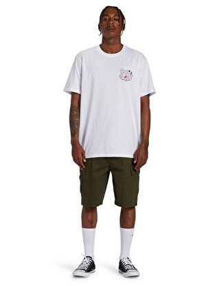 Billabong Beyaz Erkek Bisiklet Yaka Regular Fit Desenli T-Shirt ABYZT02273_WORDED  TEES