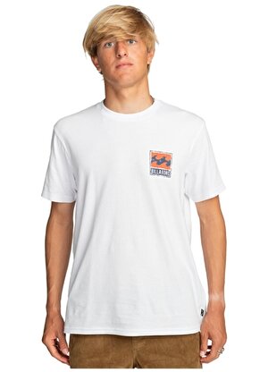 Billabong Beyaz Erkek Bisiklet Yaka Regular Fit T-Shirt EBYZT00145_STAMP  TEES 