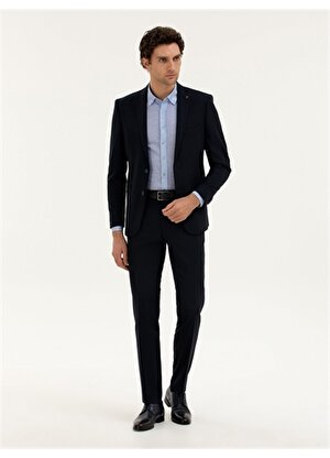 Cacharel Normal Bel Normal Paça Slim Fit Lacivert Erkek Pantolon SARE-LYC/P