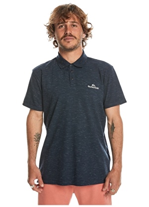 Quiksilver Lacivert Erkek Standart Fit Baskılı Polo T-Shirt EQYKT04334_POLO STRETCH 