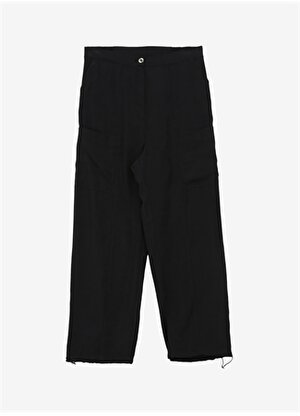 Faik Sönmez Normal Bel Comfort Fit Siyah Kadın Pantolon U68544